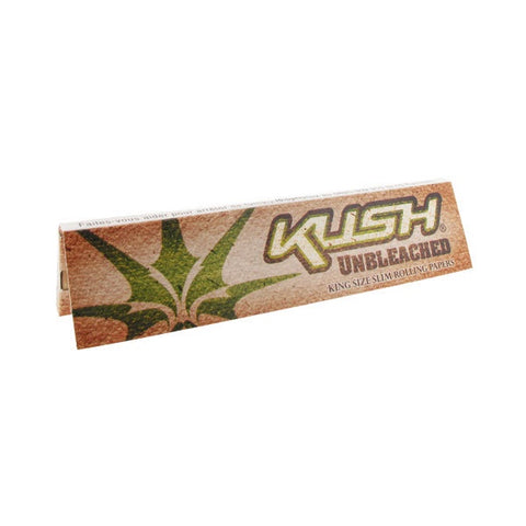 Kush Unbleached KingSize Slim Papers - The JuicyJoint