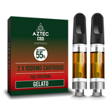Aztec - Full Spectrum CBD Cartridge 55% 1000mg - Twin Pack
