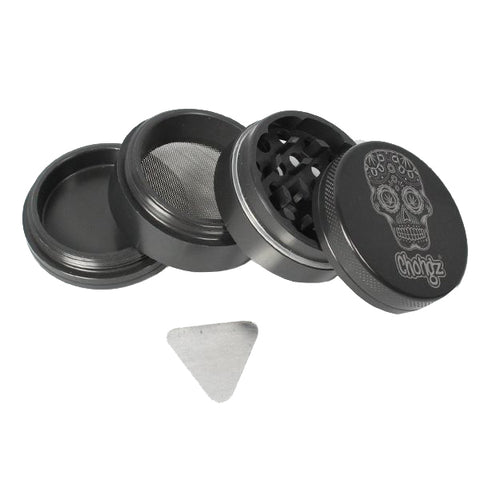 Chongz Skull 4 part  50mm Metal Grinder - The JuicyJoint