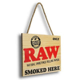 Raw - Wooden Door Sign