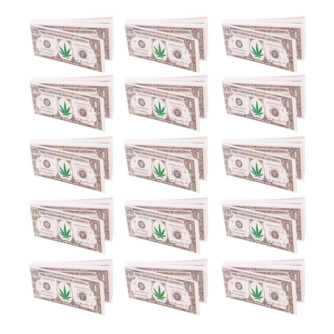 Filter Tips - One Dollar With Leaf - Box Of 40 Roach Cards