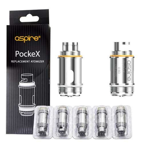Aspire PockeX Coils 0.6Ohm - Each - The JuicyJoint