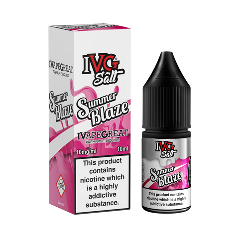 I VG - Nicotine Salts E-Liquid 10ml - 10mg & 20mg