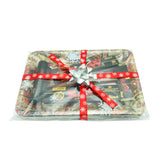 RAW Black -  Rolling Tray Christmas Gift Set with Magnetic Cover - Small