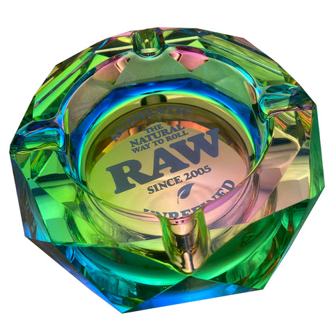 SALE!! RAW - Rainbow Glass Ashtray