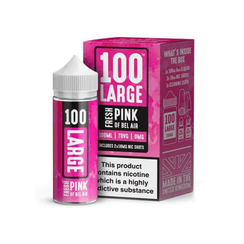 SALE!!! 100 Large - Premium E-Liquid 100ml Short fill + 2 x Free Nic Shots