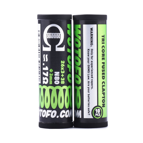 Wotofo Fused Clapton Pre-built Coils -10 pieces