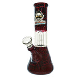 Hunter S. Bongson - 20cm Electro Skull Mini-Percolator Waterpipe Bong