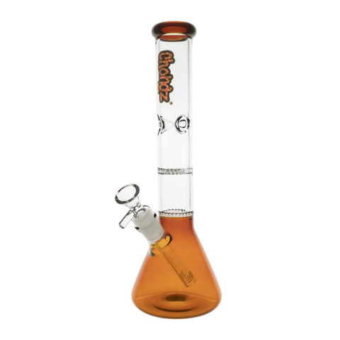 Chongz -  30cm "Amber Punk" Double Honeycomb Percolator - Beaker Bong