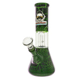 Hunter S. Bongson - 20cm Electro Skull Mini-Percolator Waterpipe Bong
