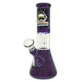 Hunter S. Bongson - 20cm Electro Skull Mini-Percolator Waterpipe Bong