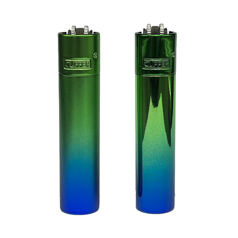 Clipper Metal Lighter - Peacock Gradient