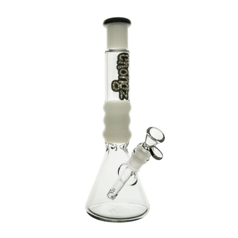 Chongz - "Greenpoint Gothic" - 29cm Ice Pinch Beaker Bong