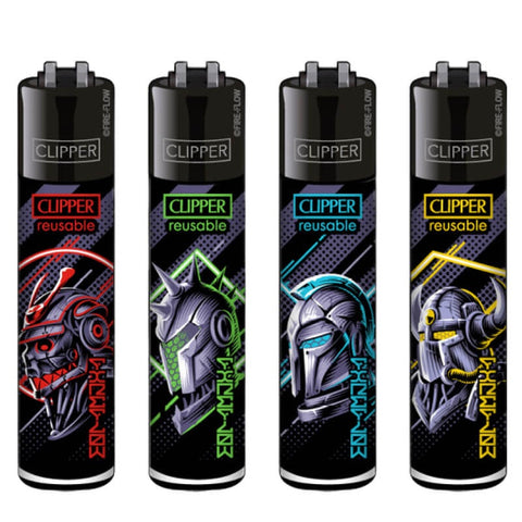 Clipper Lighters - Cyborg Warriors