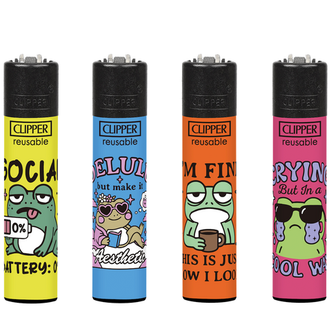 Clipper Lighters - Funny Frogs