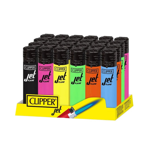 Clipper - Jet Flame Lighter - Shiny Colours