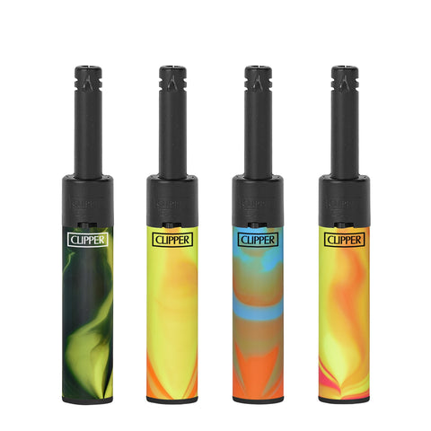 Clipper Mini Tube Lighters - Nebula Mix 6