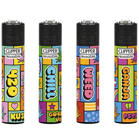 Clipper Lighters - Pop Weed
