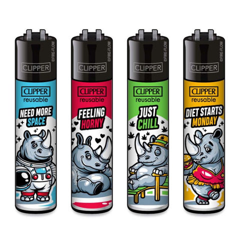 Clipper Lighters - Rhinos