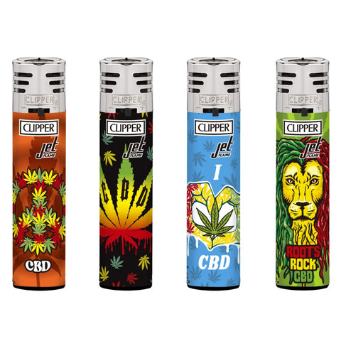 Clipper - Jet Flame Lighter - Reggae Roots