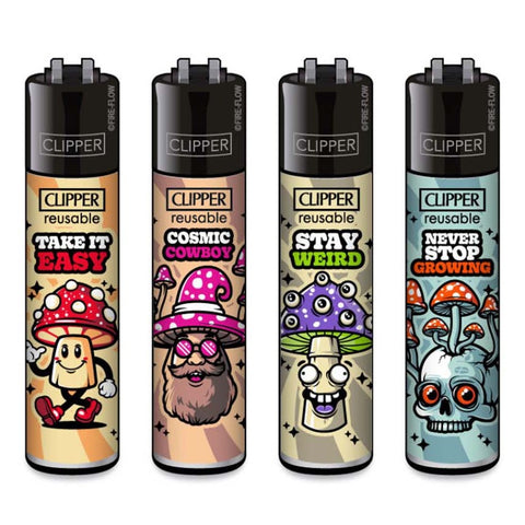 Clipper Lighters - Shrooms 12