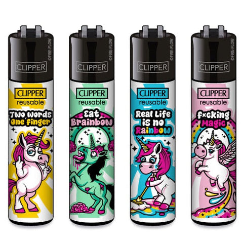 Clipper Lighters - Unicorn Slogan