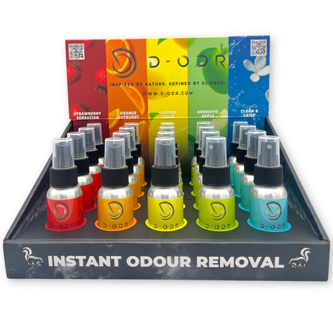 D-ODR - 50ml Pocket Size - Fine Mist  Deodoriser Spray