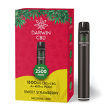 Darwin CBD - Pre Filled Pod Vape Kit - 1800mg CBD / CBG (4 x 450mg Pods)