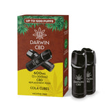 Darwin CBD - 2 x Spare Vape Pods - 900mg CBD / CBG ( 2 x 450mg Pods)