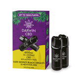 Darwin CBD - 2 x Spare Vape Pods - 900mg CBD / CBG ( 2 x 450mg Pods)