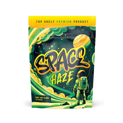 Designed Mylar Bag - Space Haze Top Shelf Premium - 9.8cm x 13cm - Pack of 10