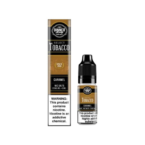 Dinner Lady Select Tobacco - Nicotine Salts 10mg E-Liquid 10ml