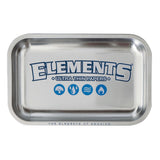Elements Chrome - Medium Silver Metal Rolling Tray