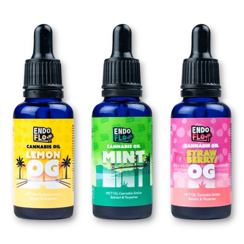 EndoFlo - CBD Oil Tincture 30ml/500mg - Various Flavours