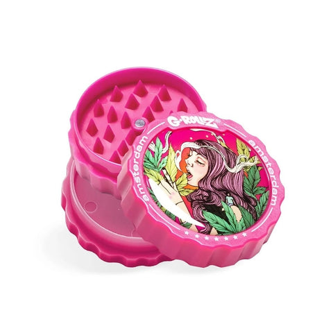 G-Rollz Colossal Dream – Pink 3-Part Acrylic Grinder 53mm with Storage