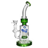 Fung High Mushroom Percolator - 23cm Dab Adaptable Waterpipe Bong - GWPFUNGI