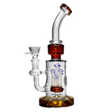 Fung High Mushroom Percolator - 23cm Dab Adaptable Waterpipe Bong - GWPFUNGI