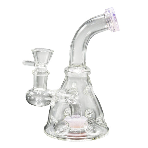Whirlpool - Mini Percolator Glass Waterpipe Bong - GWP212
