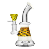 Zig Zag Glass Mini Percolator - 15cm Dab Adaptable Bong - GWP352
