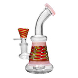 Zig Zag Glass Mini Percolator - 15cm Dab Adaptable Bong - GWP352