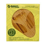 G-Rollz - Bamboo Alien Rolling Tray + Storage Box