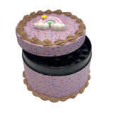 Decorative Cake - 60mm Large 4 Part Metal Herb Grinder - 24 Individual Styles