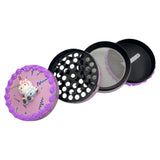 Decorative Cake - 60mm Large 4 Part Metal Herb Grinder - 24 Individual Styles