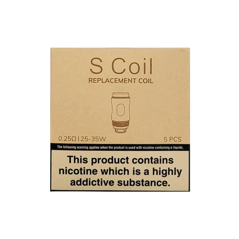 Innokin - S-Series Replacement Coils - 0.25 Ohm - Pack of 5