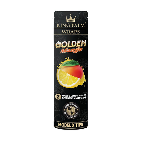 King Palm - Golden Mango Wraps & X-Tips - Pack of 2