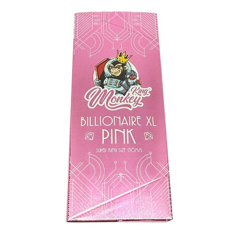 Monkey King - Billionaire Pink XL - Extra Long Rolling Papers & Tips
