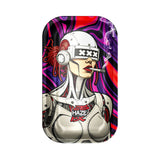 Cyborg XXX - Medium Rolling Tray by Haze Holland