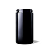 Miron Black UV Glass Jar - 500ml - Pack of 12