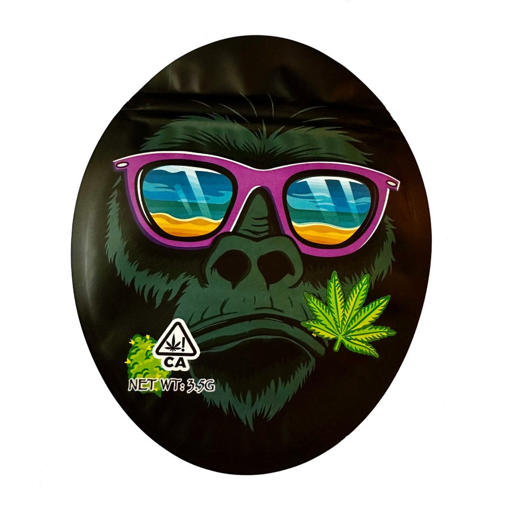 Gorilla Shades - Custom Shape Mylar Bags - 12 x 15cm - Pack of 20 – The ...