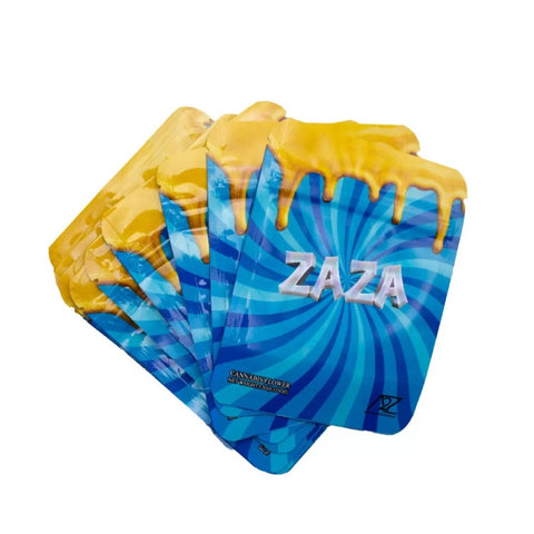 Designed Mylar Bag - ZAZA - 12.5cm x 9.5cm - Pack of 10
